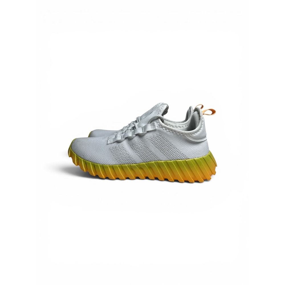 Adidas Women's White Orange Slip-On Running Shoes Size 6